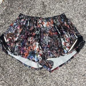 Colorful Lululemon hotty hot shorts